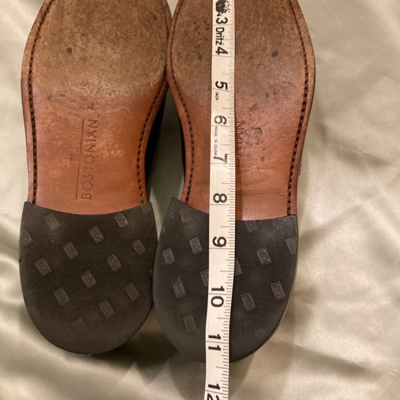 PROM !!! Bostonian Classics Men’s Black Leather Wing Tips Lace Up Size 8 VGUC - Picture 11 of 11